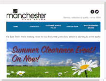 Tablet Screenshot of manchestershoes.ca